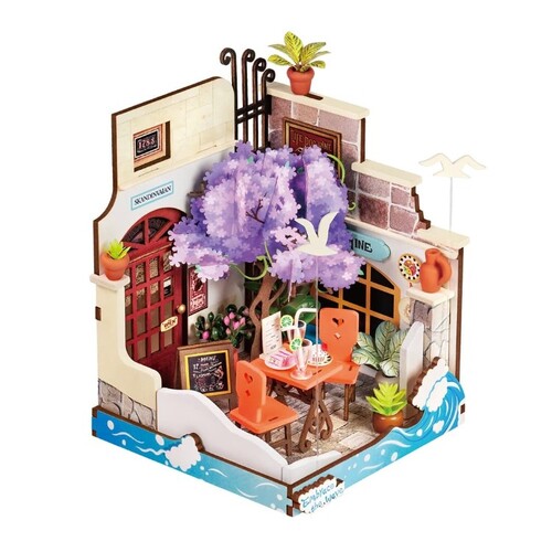 Robotime Rolife Restaurant DIY Miniature House Kit DS039 68pcs (ROB121261)