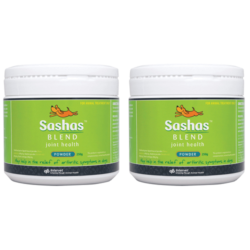 2 x Sashas Blend Dogs Joint Health Treatment Powder 250g Two Pack