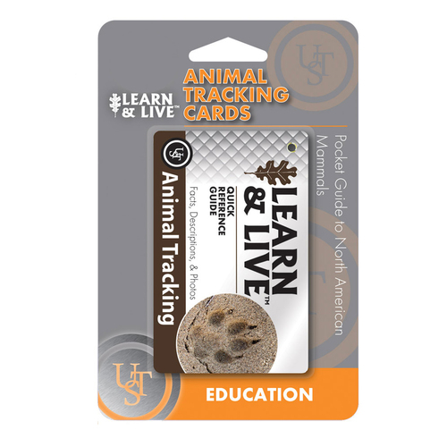 UST Learn & Live Cards Animal Tracking Informative Cards (U-80-1055)