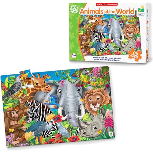 The Learning Journey Animals of the World Jigsaw Puzzle 50 Pieces (UGLJ017364)