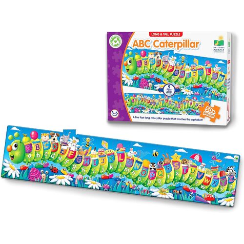 The Learning Journey Long & Tall Puzzle ABC Caterpillar 50+ Pieces (UGLJ434536)