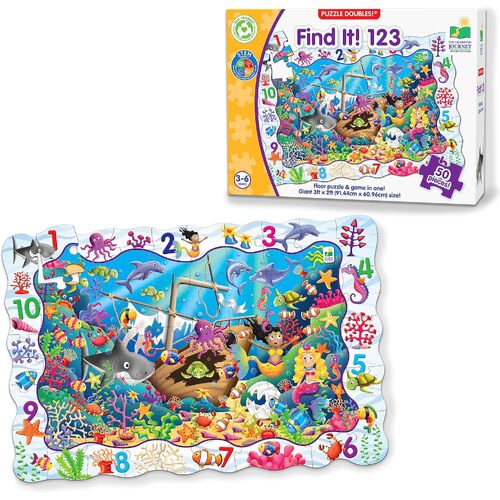 The Learning Journey Puzzle Doubles Find It 123 Jigsaw Puzzle 50pcs (UGLJ695180)