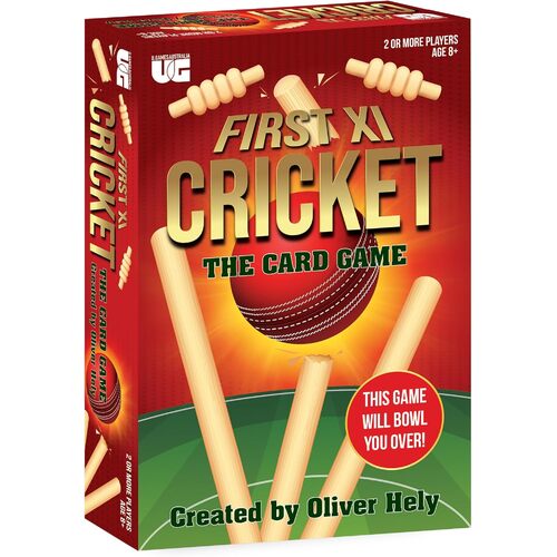 University Games First XI Cricket Card Game 2+ Players Ages 8+ (UNI001672)