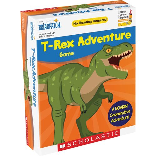 Briarpatch Scholastic T-Rex Adventure Board Game 2-4 Players Ages 6+ (UNI00728)