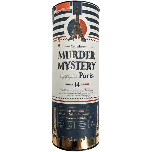 Lagoon Murder Mystery in Paris Card Game Tube 6+ Players Ages 14+ (UNI02283)