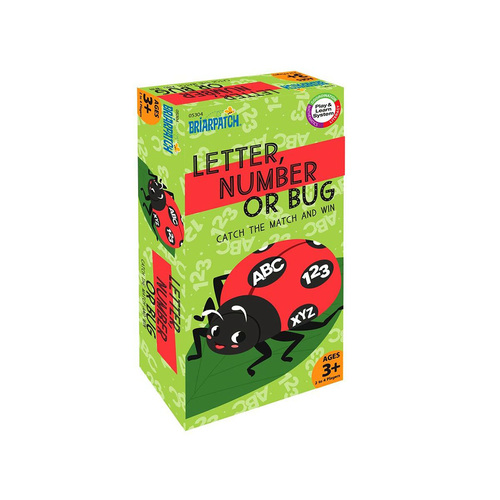 Briarpatch Letter Number or Bug Family Game 2-4 Players Ages 3+ (UNI05302)