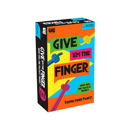 University Games Give Em The Finger Family Game 3+ Players Ages 8+ (UNI07207)