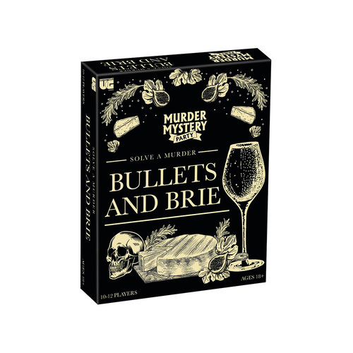 University Games Murder Mystery Party Bullets & Brie Game (UNI33222)