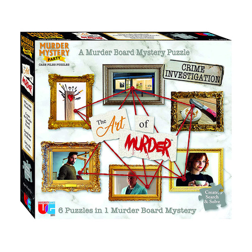 University Games Murder Mystery Case Files The Art of Murder Puzzle (UNI33271)