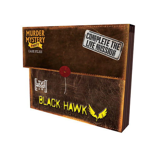 University Games Murder Mystery Case Files Mission Black Hawk Game (UNI33296)