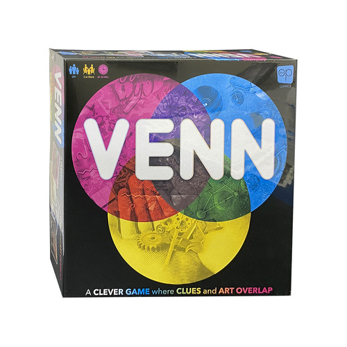 The Op Games Venn Family Board Game 2+ Players Ages 10+ (VEN156136)