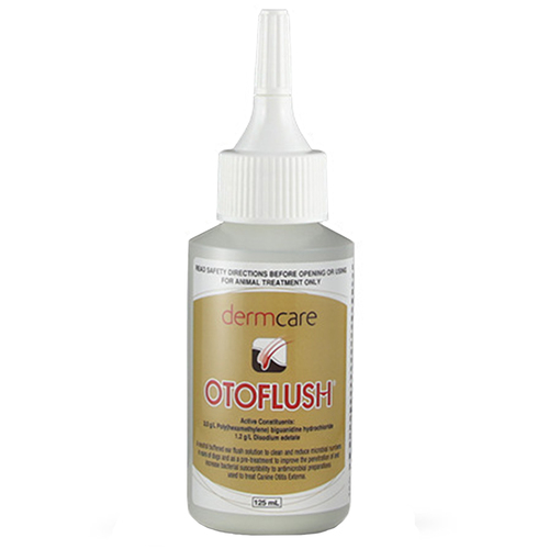 Dermcare Otoflush Ear Wax Cleaning Solution for Pets 125ml 