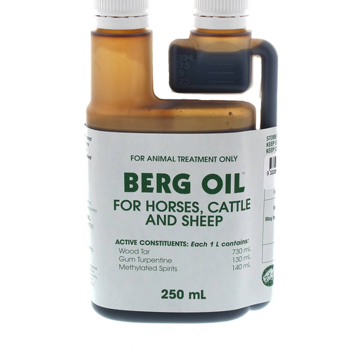 IAH Berg Oil Horses & Cattle Treatment 250ml 