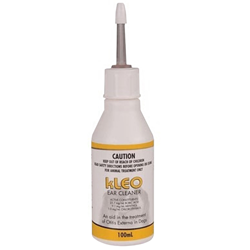 Kleo Dogs Treatment & Prevention Otitis Externa Ear Cleaner 100ml 