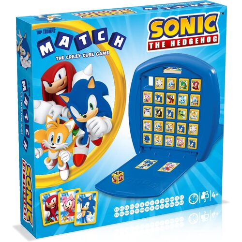 Top Trumps Sonic The Hedgehog Match Game 2-Players Ages 4+ (WMA006679)