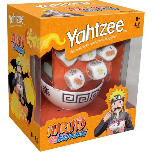 Winning Moves Yahtzee Naruto Shippuden Family Dice Game 2+ Players (WMA058056)