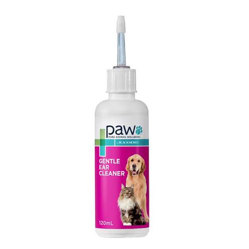 PAW Dogs & Cats Alcohol Free Gentle Ear Cleaner Solution 120ml 