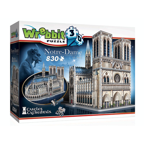 Wrebbit Notre Dame 3D Puzzles 830 Pieces (WRE020209)