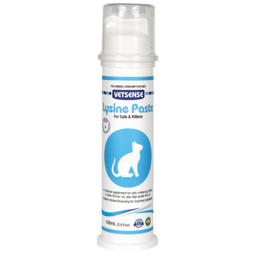 Vetsense Lysine Paste Nutritional Supplement for Cats & Kittens 100ml