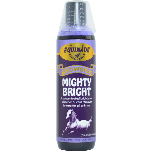 Equinade Showsilk Mighty Bright Horse Coat Whitener & Stain Remover 250ml