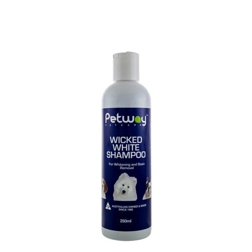 Petway Petcare Wicked White & Stain Removal Dog Shampoo 250ml