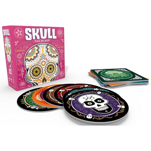 Skull Place Bid Bluff New Edition Board Game 3-6 Players (ZMG108351)