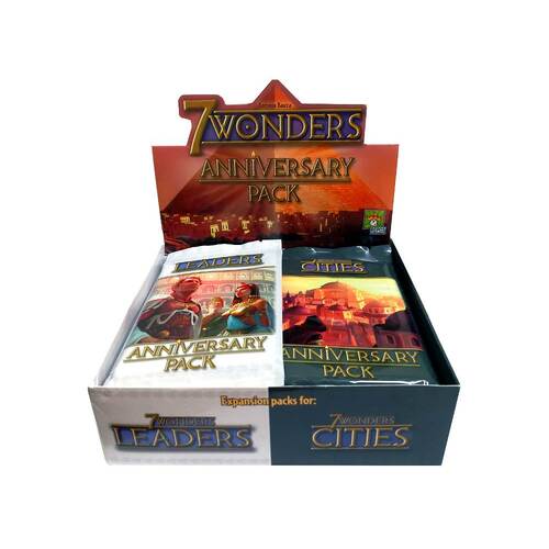 Repos 7 Wonders Cities Anniversary Pack Board Game 14 Pack (ZMGSEV11)